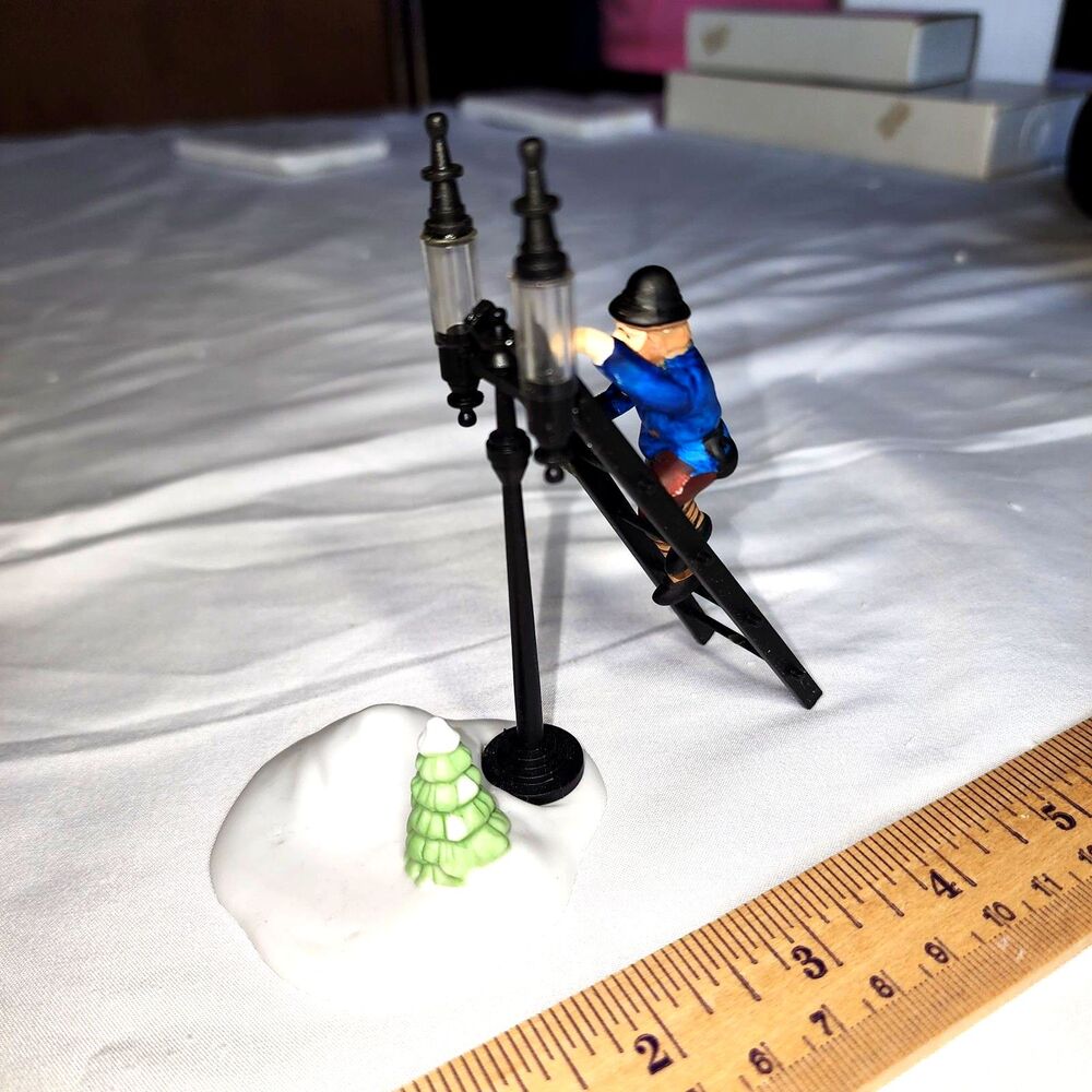 Dept 56 Dickens Village-Lamplighter accessory set 3